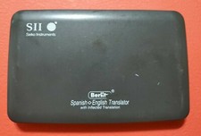 Seiko Instruments SII Berlitz Spanish - English Translator Inflected Translation