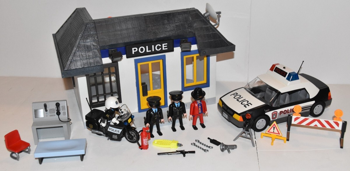 【未開封】playmobil ５点セット　消防署　警察 警察署のplaymobil（プレイモービル）を開封して遊ぼう♪6919