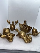 McDonald's Disney The Little Mermaid Golden Variant Toy Happy Meal Lot of 5 1997
