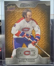 LARRY ROBINSON 2023-24 Upper Deck Engrained Oak #96 HOF  114/299