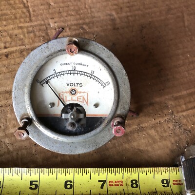 ALLEN ELECTRIC DIRECT CURRENT VOLTS GUAGE MAGNETO TESTER (Parts Only)