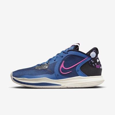 Nike Kyrie Low 5 Dark Marina Blue Basketball Sneakers DJ6012-400