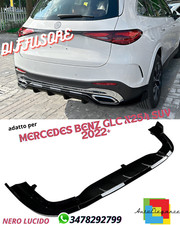 🔥 Diffusor Geeignet für Mercedes Benz Glc X254 SUV 2022+ Schwarz Glänzend 🔥