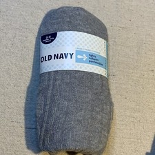 0/6 Months Old Navy Girls Gray Cable Knit Tights
