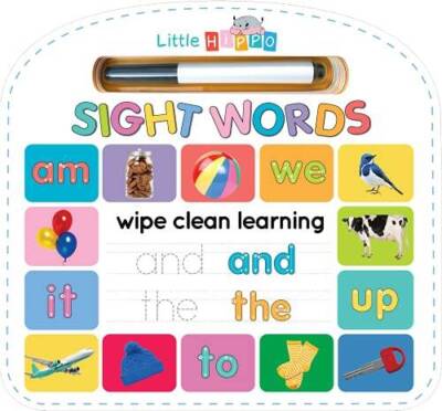 Write  Wipe Sight Words - Childrens Novelty Learning Board Book - Wipe  - GOOD