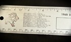 Vintage 1960 Dodgers Ruler w/ Schedule — photo 2