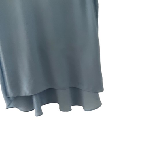 Vince Camuto Tank Top Blouse Womens Size Medium Light Blue Collar Sleeveless - Picture 4 of 7