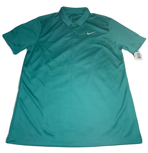 NWT- Nike Men's Dri-Fit Polo Sz Medium Green