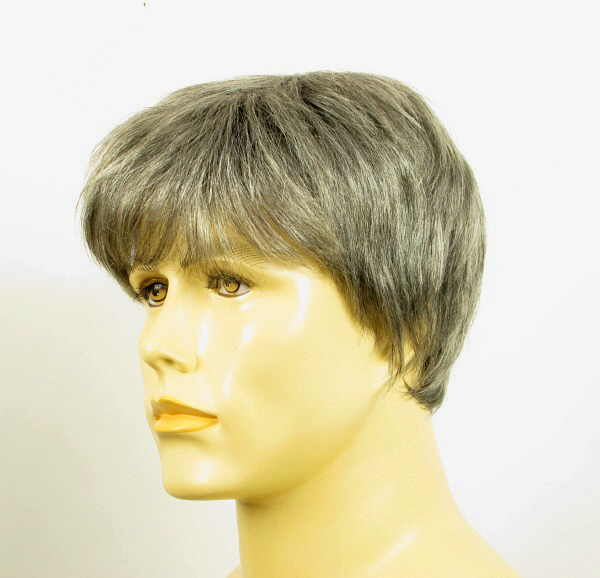 Perruque Homme Cheveux Naturels Châtain Clair - Modèle KEVIN 8, Neuve Avec étiquettes