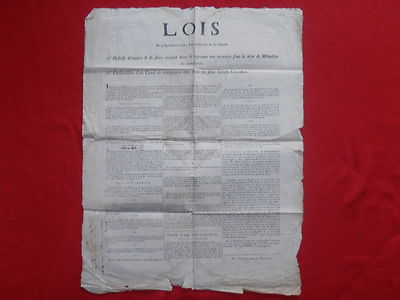 DEKRET GESETZE DER NATIONALVERSAMMLUNG VOM 3. SEPTEMBER 1792 