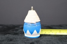 Vintage JA-RU 1007 Wood Top Classic Wooden Spinning Toy w/ String