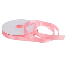 15 mm 25 Yard Satin Gro&szlig;kornband f&uuml;r Heiligen Tag Geschenk Verpackung Angeln Rosa