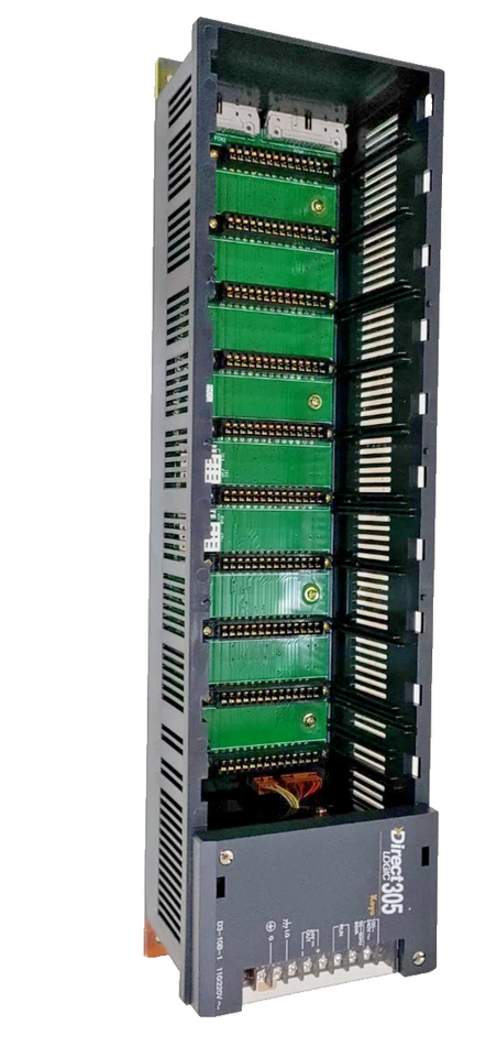NEW Automation Direct D3-10B-1 DirectLOGIC DL305, 10-slot, PLC Rack panel mount - Image 3 of 4