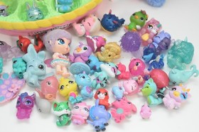 Lot of  40 Hatchimals CollEGGtibles Mini Figures and plush
