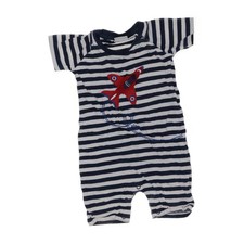 Jojo Maman Bébé, Strampler, Größe: 74/80, Blau/Weiß/Rot, Baumwolle #jbA