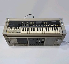 Vintage 1980s Rare Fisher SC-300K Boombox Keyboard Combo Rare - For Repair