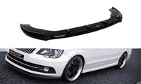 Maxton Design Frontlippe Passend FüR Skoda Superb Mk2 FL Schwarz Hochglanz