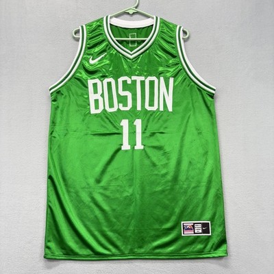 Boston Celtics Jersey Mens L Green NBA Basketball Irving 11 Zion