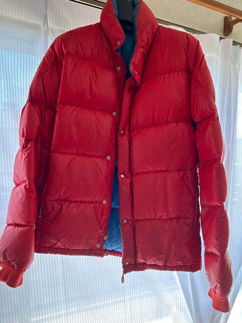 MONCLER Patch Down Jacket Blouson Coat Men Red Vi… - image 1