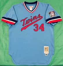 Authentic Kirby Puckett #34 Mitchell Ness 1984 Minnesota Twins Jersey 48/50/XL