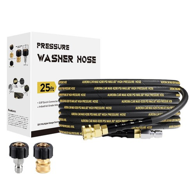#ad Pressure Washer Hose 25FT with 3 8 Inch Quick Connect Kink Resistant High Te... $44.51