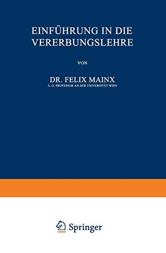 Springer Einführung In Die Vererbungslehre - Image 2