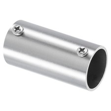 60mm Length 2-Way Straight Pipe Fitting Connector Fit 1" OD Pipe