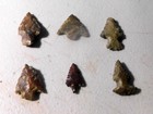 Lot of 6 Arrowheads Bird Points Native American Butker County Ohio  A-30 — photo 4