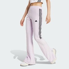 Adidas Tiro IX9560 Legging Women's Medium White Stretch Flared 3-Stripe FTS532