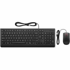Lenovo Essential Wired Keyboard  Mouse Combo Black US English