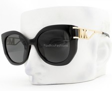 Michael Kors Alicante Sunglasses Shiny Black Pale Gold MK 2236U 300587 with Case