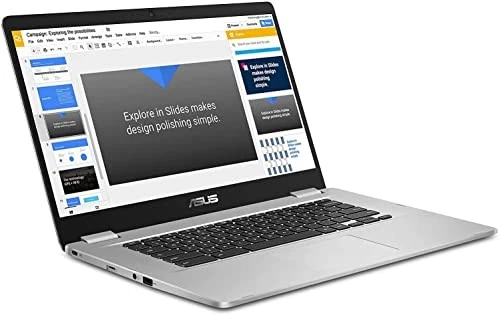 ASUS Chromebook 15.6" FHD N3350 4GB 64GB Chrome OS C523NA-IH44F - Prata