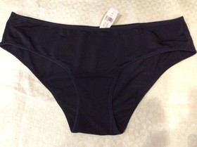 Vintage 2005 Victoria Secret Sexy Little Things  Black Bling Hiphugger Size L