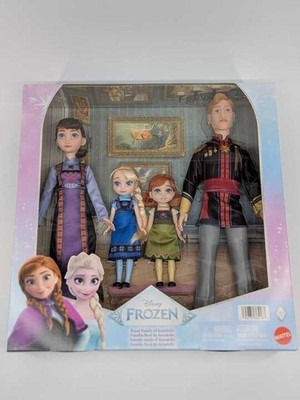 BRAND NEW Disney Frozen Arendelle Royal Family 4 Doll Set Elsa, Anna, Parents