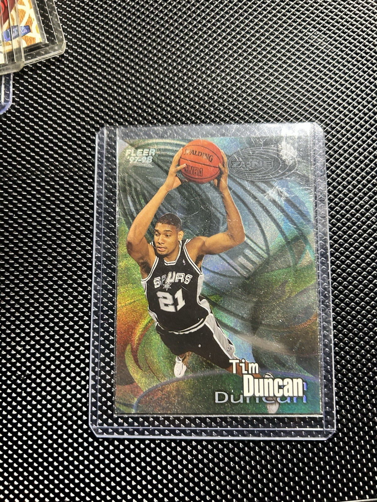1997-98 Fleer 4Z Tim Duncan Zone RC