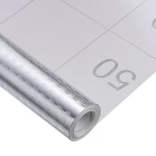 Silver Peel and Stick Countertops 15.7"x197" Kitchen Backsplash Paper