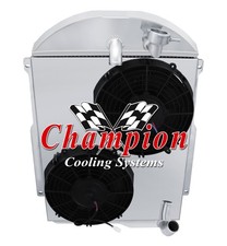 Sr Champion 3 Row Radiator10 Fansshroud For 1939 Chevrolet Master 85 L6 Eng Sr Champion 3 Row Radiator10 Fansshroud For 1939 Chevrolet Master 85 L6 Eng