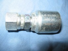 9 PCS KB2-JCFX-0404 FITTING -4 JIC FEMALE X 1/4 HOSE THREAD = 7/16-20 HYDRAULIC