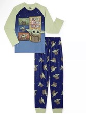 Star Wars Yoda Boys 2pc Pajama Set Size 8