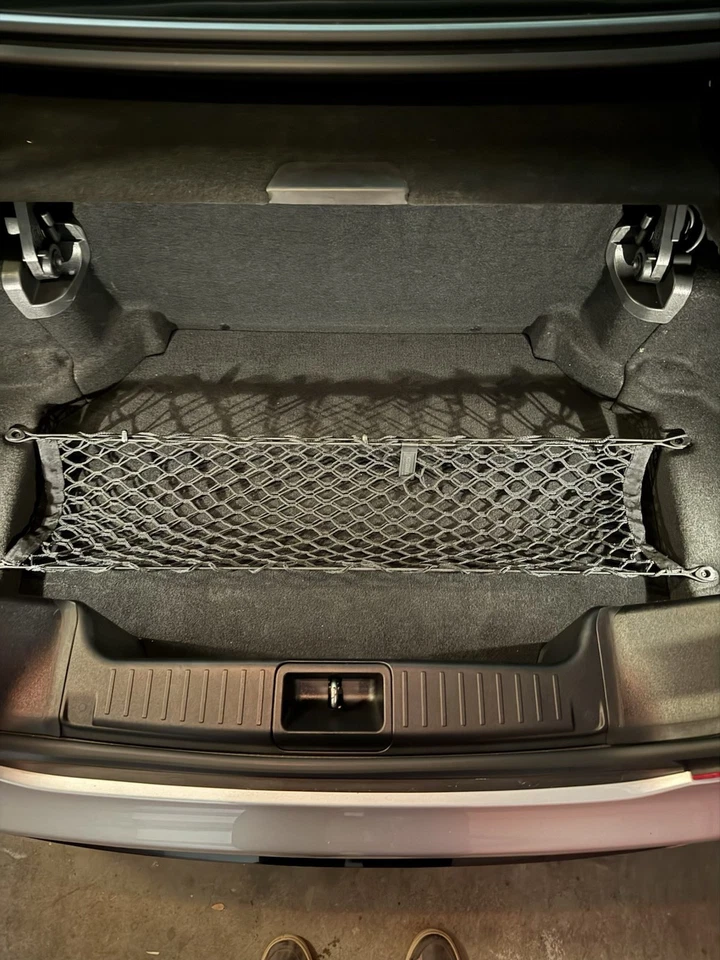 Red de carga de malla estilo piso maletero trasero para MERCEDES-BENZ CLASE SL 2013-2020 Foto 3 de 4