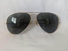 Vintage B  L RAY BAN USA Aviator Gold Frames Only