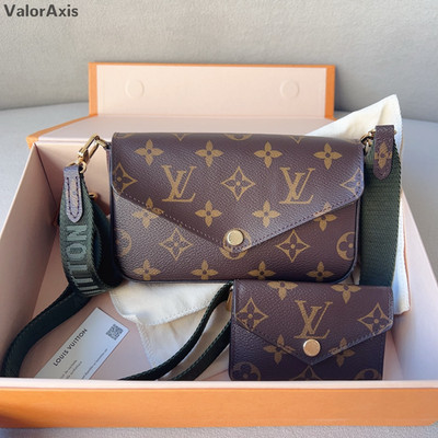Louis Vuitton Crossbody Monogram Canvas Bag For Women