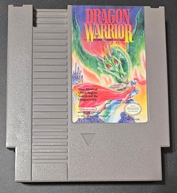 Dragon Warrior (Nintendo NES, 1989) With Instruction's Manual and Dust Cover