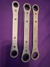 Snap On 3 Pc RBM Double Box End Ratcheting Wrench 6pt. 12-18mm