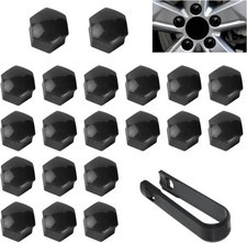 20 PCS Wheel Lug Nut Covers, 19mm Hex Wheel Bolt Dust Caps, Plastic Car Wheel Nu