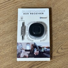 Vivitar Bluetooth AUX Receiver 3.5mm Male to Male USB-C Charge Black New