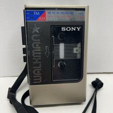 SONY Walkman WM-F8 Cassette Player AM/FM Radio New Belt  Works  Cleaned READ