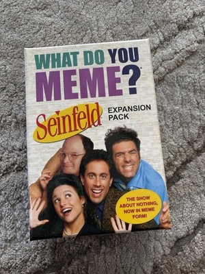 What Do You Meme? Seinfeld Expansion Pack   NEW & Sealed   Party Game Cards
