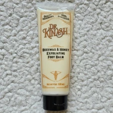 Dr. Kinash Beeswax & Honey Exfoliating Foot Balm 4oz NEW