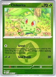 Chikorita (Energy Symbol Pattern) 008/217 Ascended Heroes Reverse Holo Common